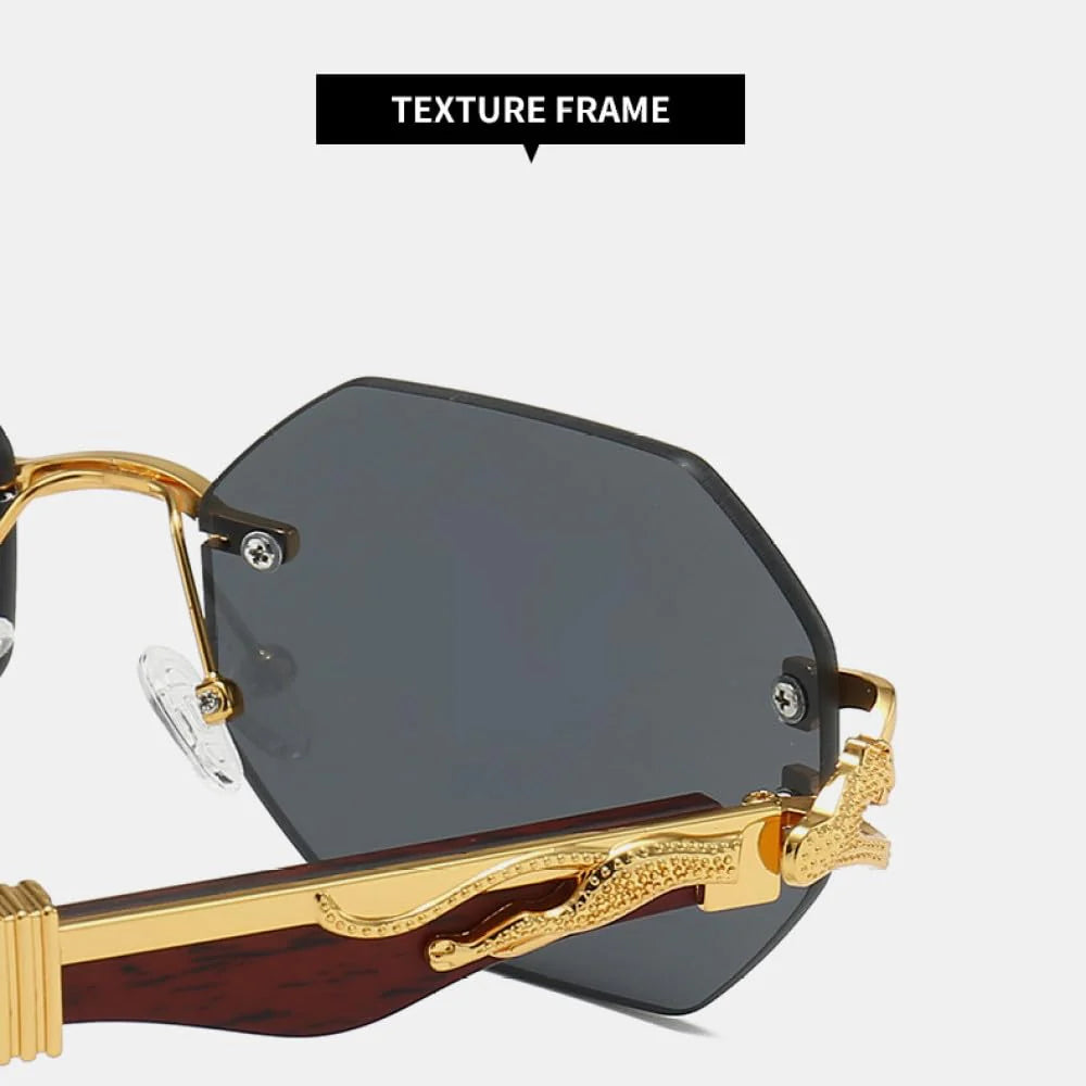 Trendy Fashion Rimless Sunglasses